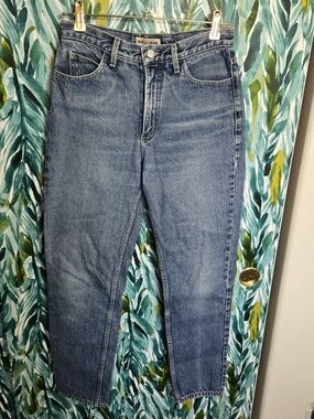 Vintage GUESS Jeans High-Rise Straight Leg Blue Denim